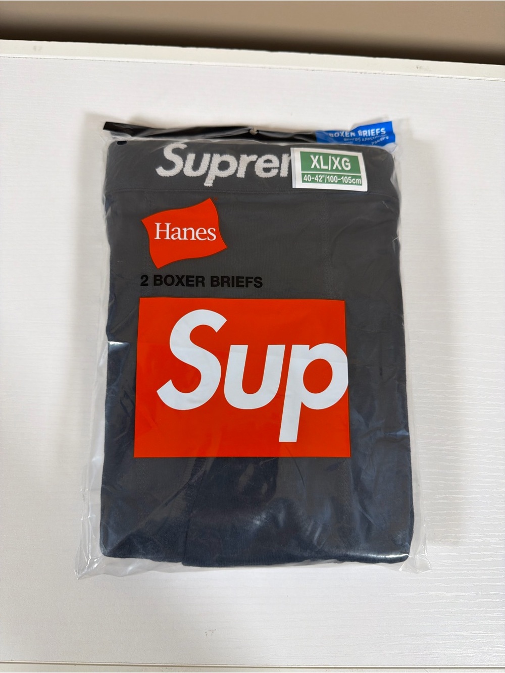 Supreme x Hanes Boxer Briefs – 2 Pack black